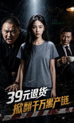 短剧《39元退货掀翻千万黑产链》海报