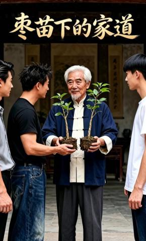 短剧《枣苗下的家道》海报