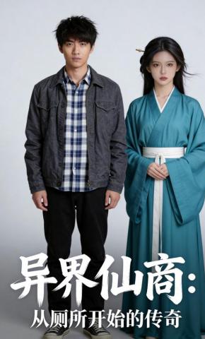 短剧《异界仙商：从厕所开始的传奇》海报