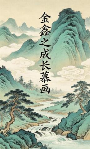 短剧《金鑫之成长慕画》海报