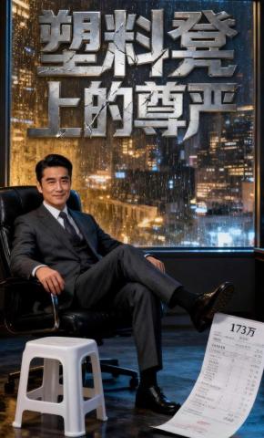 短剧《塑料凳上的尊严》海报