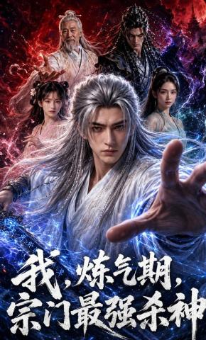 短剧《我，炼气期，宗门最强杀神》海报