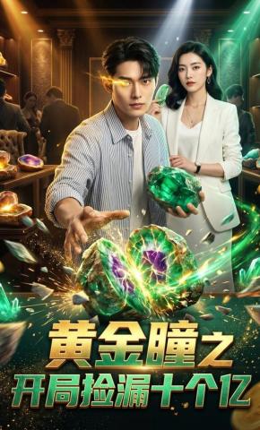 短剧《黄金瞳之开局捡漏十个亿》海报