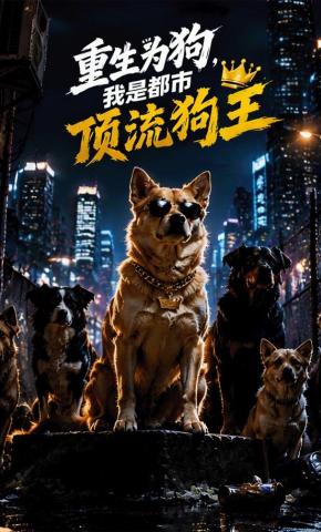 短剧《重生为狗，我是都市顶流狗王》海报