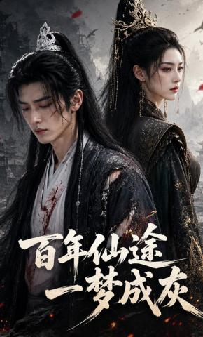短剧《百年仙途一梦成灰》海报