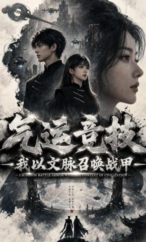 短剧《气运竞技：我以文脉召唤战甲》海报