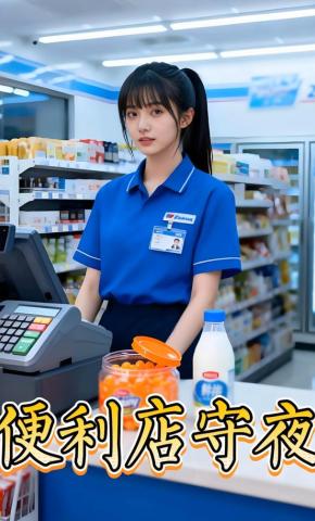 短剧《便利店守夜》海报