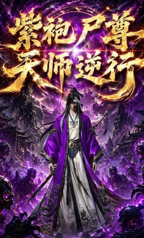 短剧《紫袍尸尊，天师逆行》海报