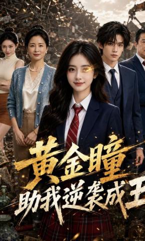 短剧《黄金瞳助我逆袭成王》海报