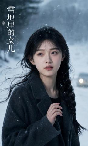 短剧《雪地里的女儿》海报