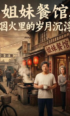 短剧《姐妹餐馆，烟火里的岁月沉浮》海报