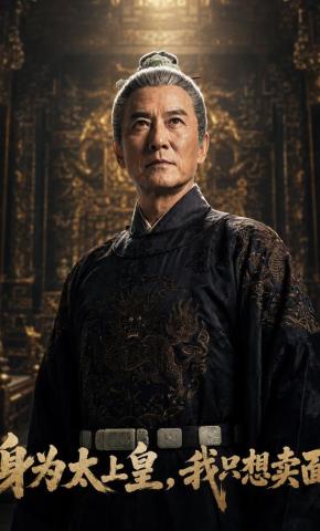 短剧《身为太上皇，我只想卖面》海报