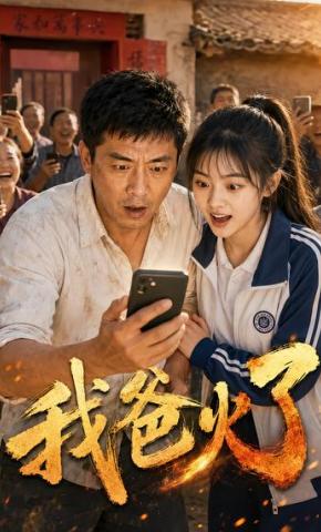 短剧《我爸火了》海报