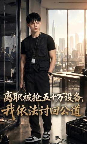 短剧《离职被抢五十万设备,我依法讨回公道》海报