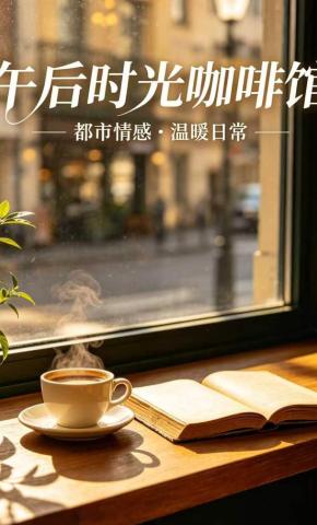 短剧《午后时光咖啡馆》海报