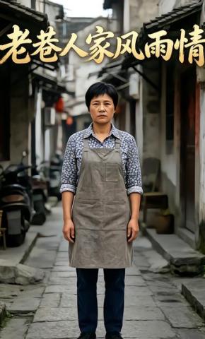 短剧《老巷人家风雨情》海报