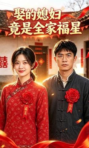 短剧《娶的媳妇竟是全家福星》海报