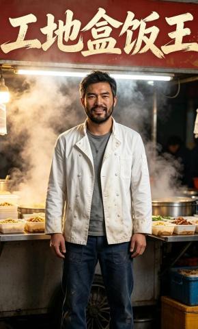 短剧《工地盒饭王》海报