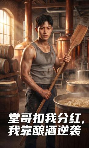 短剧《堂哥扣我分红，我靠酿酒逆袭》海报