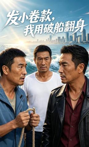 短剧《发小卷款，我用破船翻身》海报