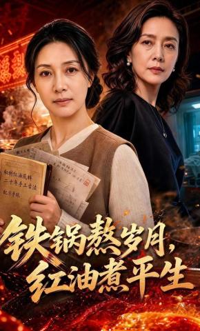 短剧《铁锅熬岁月，红油煮平生》海报
