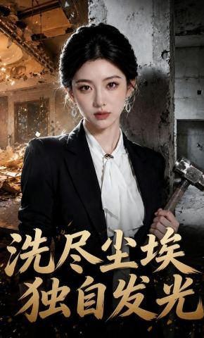 短剧《洗尽尘埃独自发光》海报