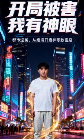 短剧《开局被害，我有神眼》海报