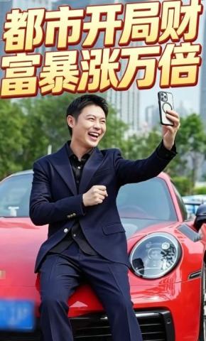 短剧《都市开局财富暴涨万倍》海报