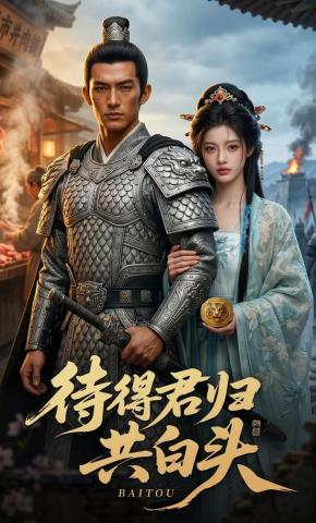 短剧《待得君归共白头》海报