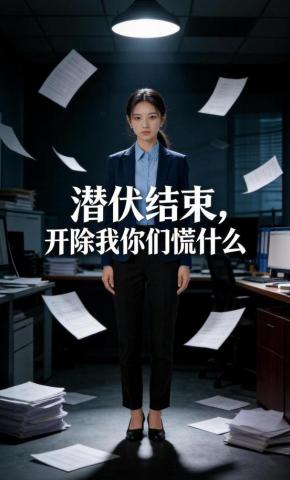 短剧《潜伏结束，开除我你们慌什么》海报