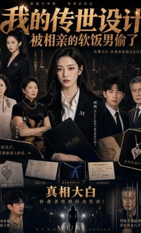短剧《我的传世设计，被相亲的软饭男偷了》海报