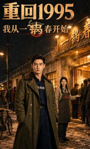 短剧《重回1995，我从一锅春开始》海报