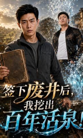 短剧《签下废井后，我挖出百年活泉！》海报