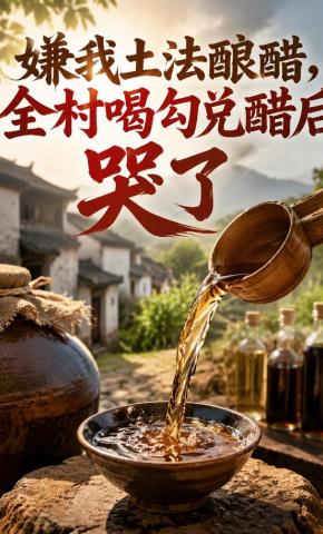 短剧《嫌我土法酿醋，全村喝勾兑醋后哭了》海报