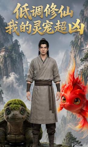 短剧《低调修仙我的灵宠超凶》海报