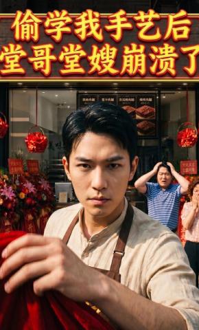 短剧《偷学我手艺后，堂哥堂嫂崩溃了》海报