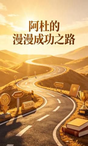 短剧《阿杜的漫漫成功之路》海报