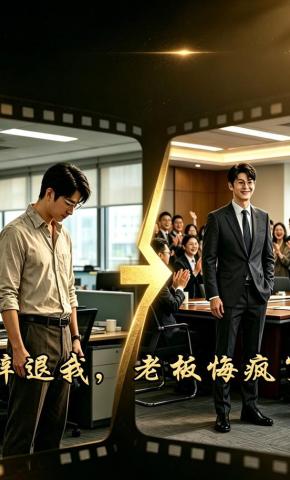 短剧《辞退我，老板悔疯了》海报