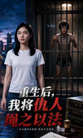 短剧《重生后，我将仇人绳之以法》海报