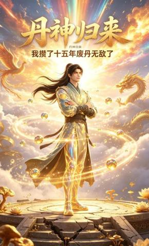 短剧《丹神归来我攒了十五年废丹无敌了》海报