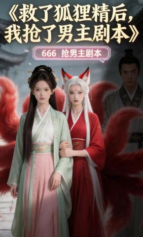 短剧《救了狐狸精后，我抢了男主剧本》海报