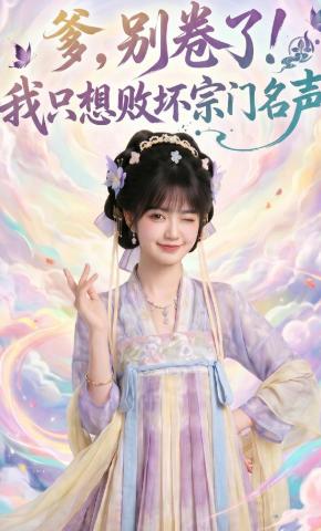 短剧《爹，别卷了！我只想败坏宗门名声》海报