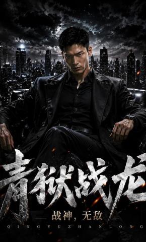 短剧青狱战龙战神，无敌海报