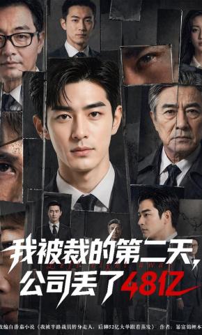 短剧《我被裁的第二天，公司丢了48亿》海报