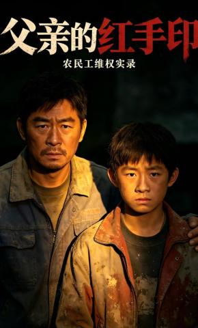 短剧《父亲的红手印》海报