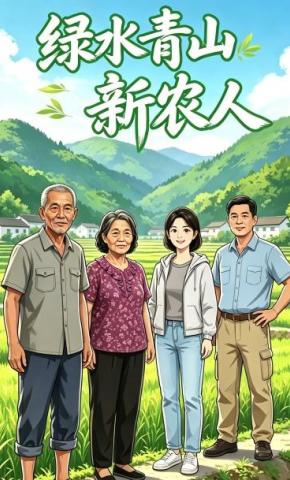 短剧《绿水青山新农人1》海报