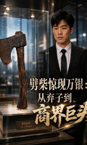 短剧《劈柴惊现万银：从弃子到商界巨头》海报