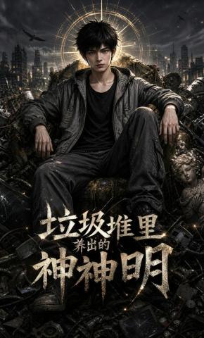 短剧《垃圾堆里养出的神明》海报