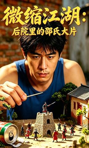 短剧《微缩江湖：后院里的邵氏大片》海报
