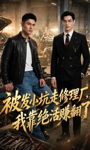 短剧《被发小坑走修理厂，我靠绝活赚翻了》海报